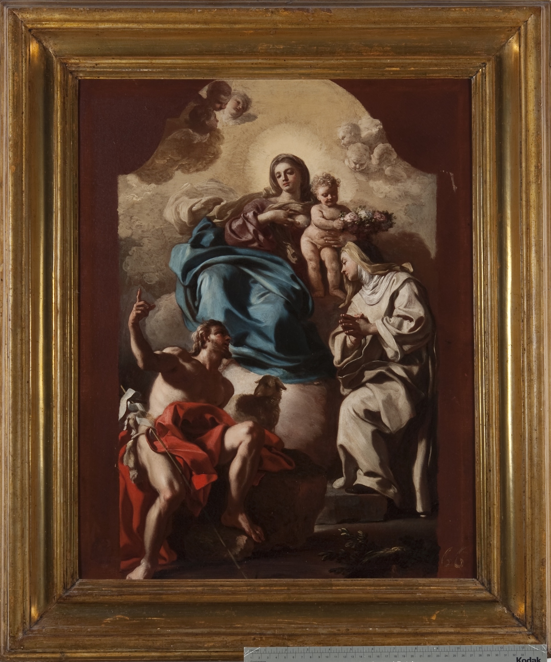 Madonna delle Grazie e i santi Giovanni Battista e Rosa da Lima