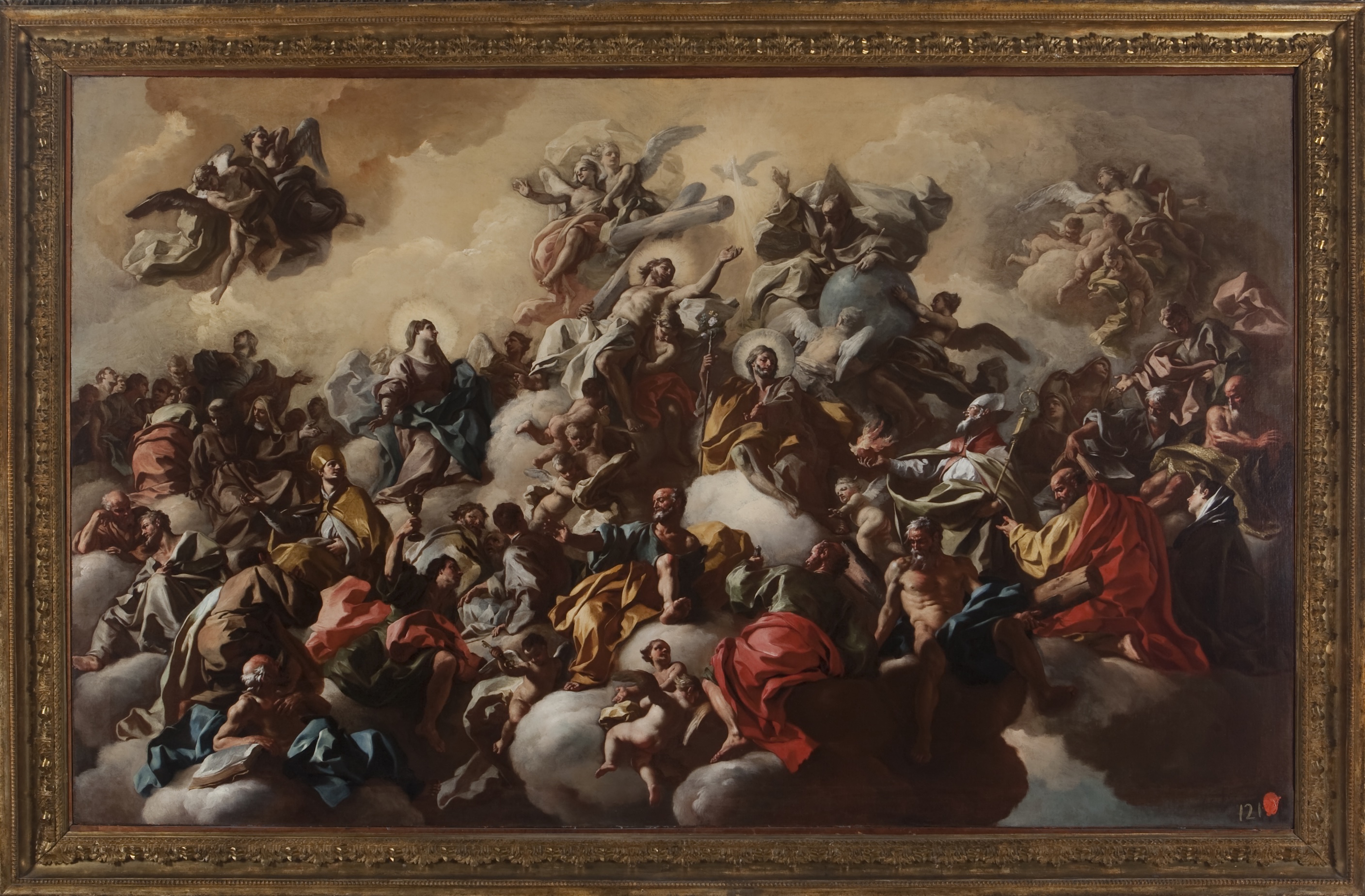 Gloria di san Giuseppe al cospetto della Santissima Trinità